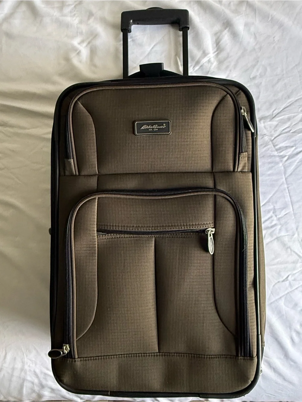 Eddie Bauer Brown Soft-Sided Carry-On Upright